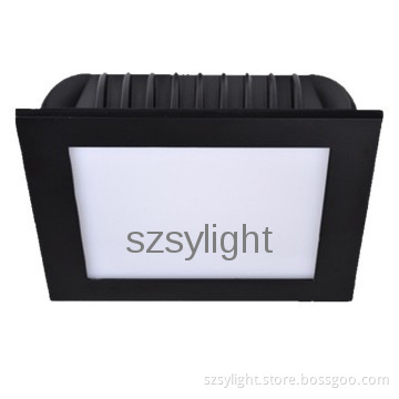 15w/20W/30w black/ white square downlight ceiling light